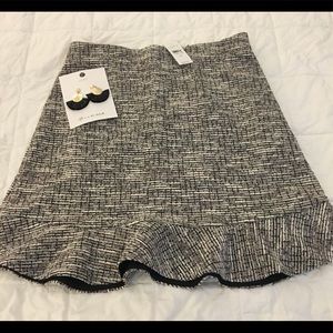 LOFT Skirt with Ruffle Hem - New w/ Tags - Size XS